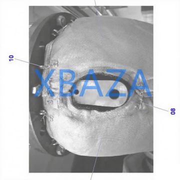 Изоляция/защита выхлопной трубы Jenbacher 378832 для газового двигателя Jenbacher 420