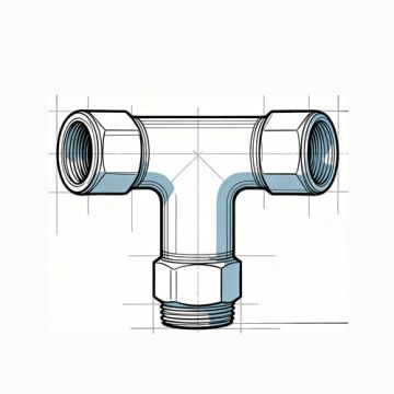 Т-образный фитинг Jenbacher 101218 оригинальный